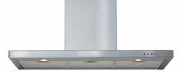 CF160 Flue Extension - IASXSE3 150mm Ducting (refer to website for options) IAS6SE2 S/Steel Canopy