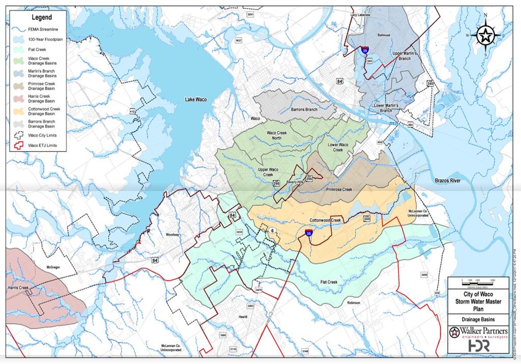 Waco Storm Water Master Plan: Comprehensive Master Planning process FEMA floodplain updates Drainage CIP Drainage Criteria Manual