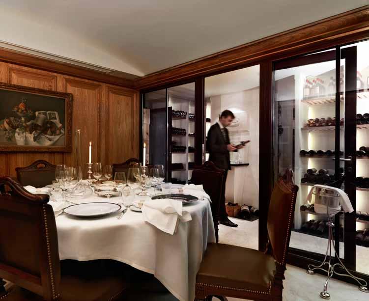 When booking the Sommelier s Table, the Head Sommelier will talk with you and propose an exclusive wine menu, taking into account special requirements such as particular styles, regions or vintages.