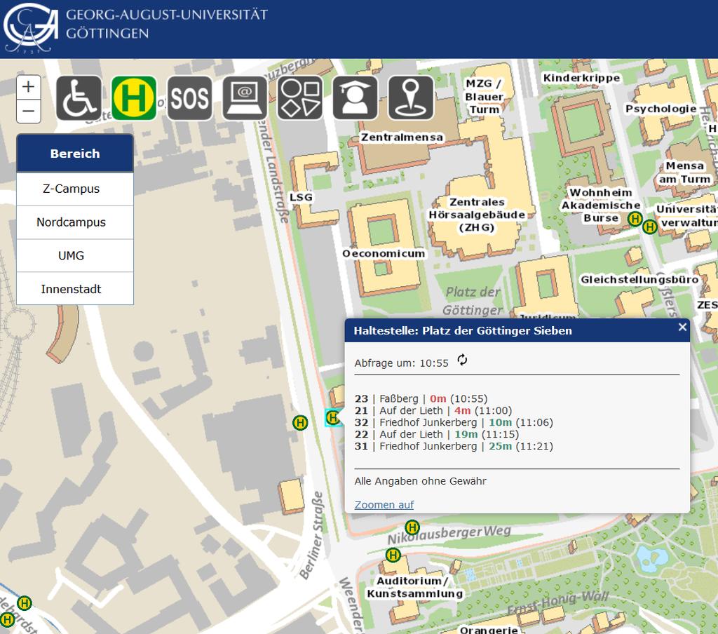 CAMPUS ACCESSIBILITY MAP: LIVE DEMO Linking external