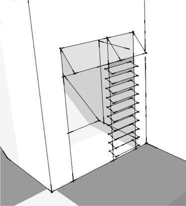 Both the louvered windows to the atrium and the opening windows to the stairwell fire door are assigned to be regulated using a thermostat located within