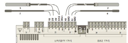 FIGURE 16 DIGITAL INPUT TERMINATION REFERENCES Analog Inputs The Universal Inputs on the Marvel controller are provided for reading any of the listed Universal/Analog Input sensors listed on page 4.