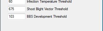 These program thresholds h are
