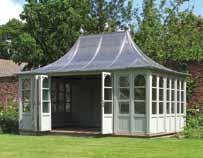 Whether it be glazed all round incorporating sliding doors to invite the garden in, or as an enclosed storage facility with internal partitions, this structure can fit the bill.