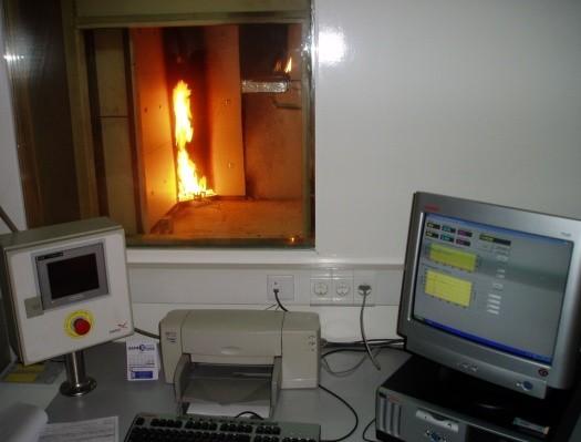 thermal attack by a single burning
