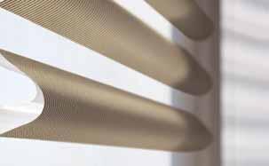 PIROUETTE Fabrics LUXAFLEX Pirouette SHADINGS ANGELICA Providing a unique option of matching sheer coloured
