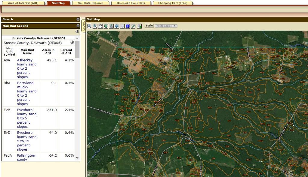Using Web Soil Survey for Agriculture Click on Soil Map to get
