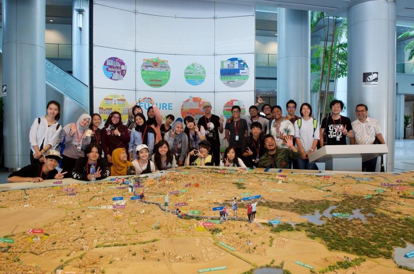 The last visit Singapore City Gallery which documented a model replica of