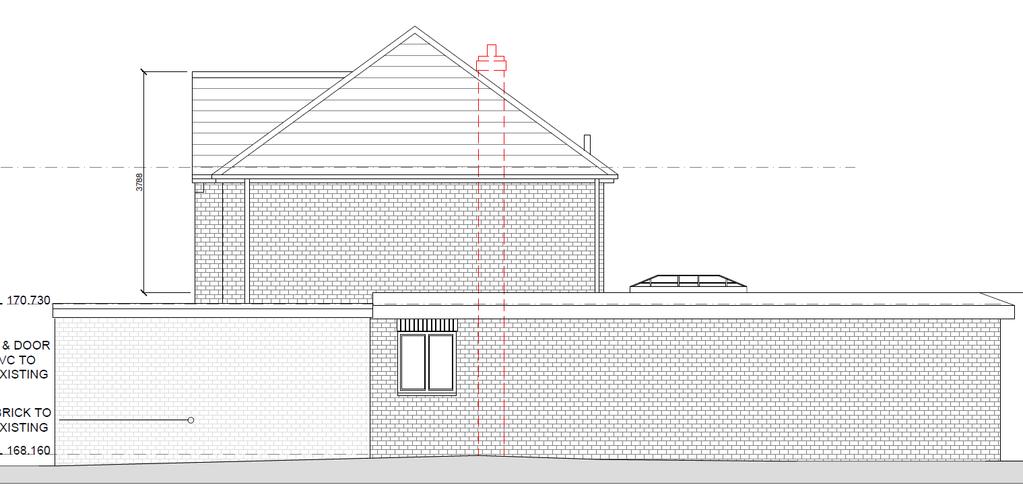 5AH Proposed side elevation (south
