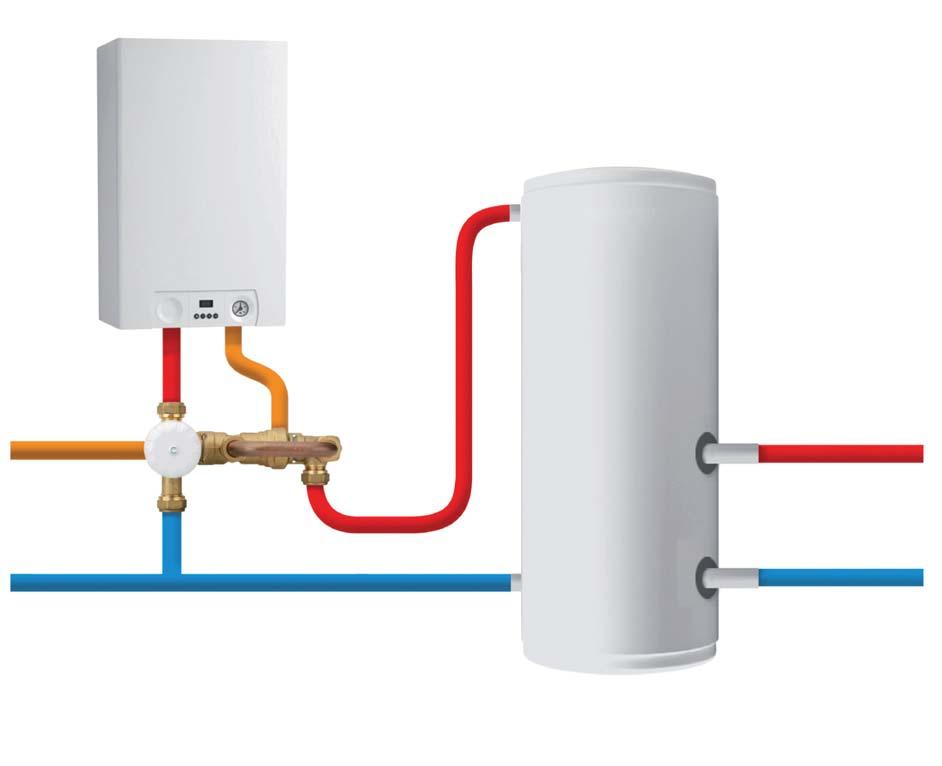 SOLAR HEATING SYSTEMS SOLAR DHW KIT A universal kit for connecting a solar hot water tank to a conventional domestic hot water source Unit for connection to the auxiliary domestic water heating units