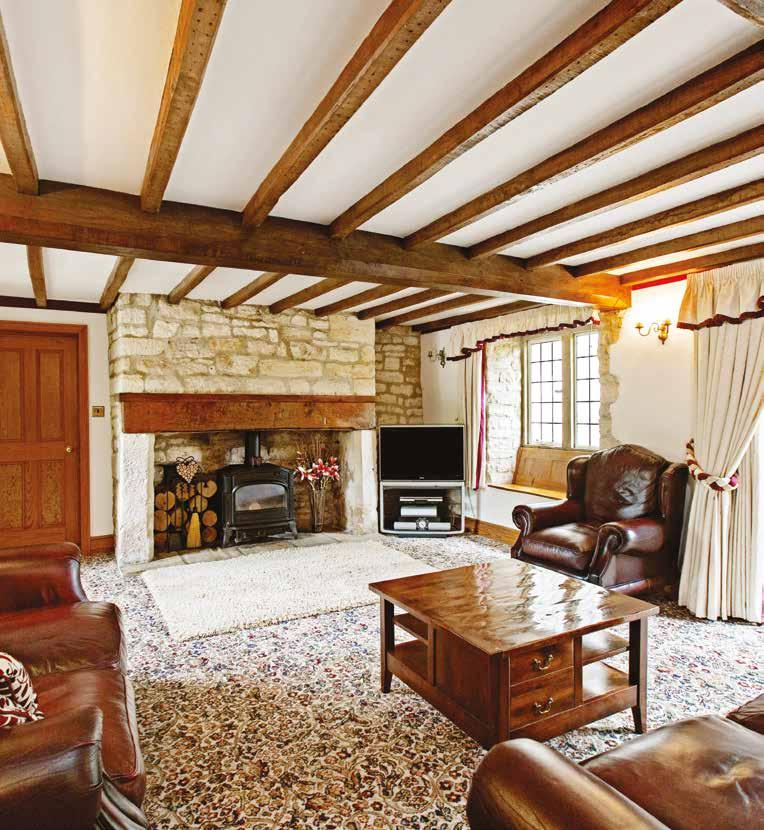 Haresfield House This lovely four bedroom country house, which is built of Cotswold stone and in part dates back to the early 19th Century, is set in secluded grounds close to the parish church on