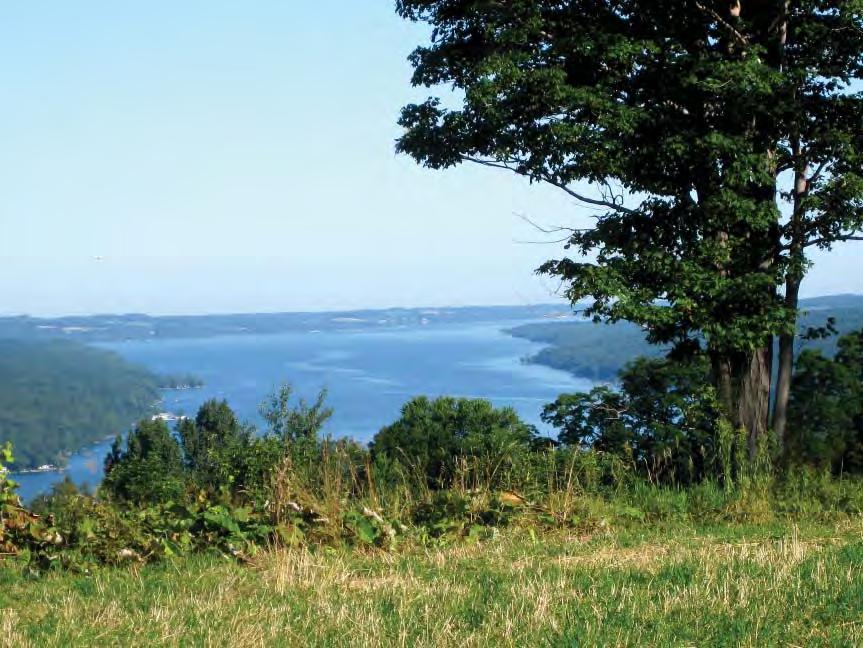 Natural Resources and Environment View north from the edge of a farm field above Skaneateles Lake at its southeast end. Carpenter s Point and the Town of Niles in the distance at left.