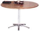 5.4.3 MEETING TABLE 1200 diameter x 33mm or 25mm bench thickness with chrome or powder coated base. See Supplier List A Pages 31 & 32 5.4.4 COFFEE TABLE Rectangular, round, square timber veneer finish See Supplier List A Pages 31 & 32 5.