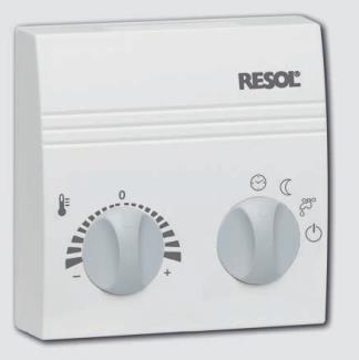 Remote Access: RESOL has room control unit and remote control units.