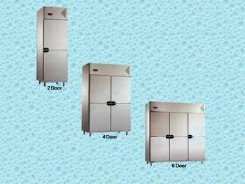 Refrigerators Model No: SU226C (Chiller) or SU226F (Freezer) Type: 2 Door Upright Dimension: 660mmW x 750mmD x 1980mmH Total Capacity: 500 litres Accessories: 4 PVC shelves Model No: SU451C(Chiller)
