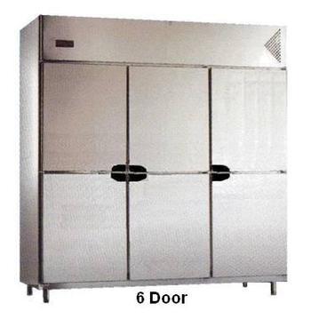 Dimension: 1930mmW x 750mmD x 1980mmH Total Capacity: 1740 litres Accessories: 12 PVC shelves Temperature: Chiller +2⁰C to +8⁰C : Freezer 0⁰C to -18⁰C Power Source: 230V, single phase 50Hz
