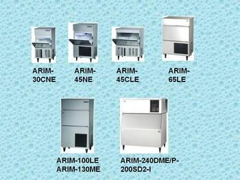 Electrical: 220-240V/Single phase/ 50Hz Refrigerant: R-404 (CFC free) Cube Ice Machine Ice Machines JAPAN IMPORTED Model: ARIM- 30 CNE Dimension: 398mmW x 495mmD x 695mmH Ice Production: 53lbs/24kg