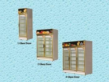 Imported Taiwan Glass Door (Chiller & Freezer) Chillers Type: Chiller (High Humidity) Model no: ARGAT 25 C Door: 1 Door Dimension: 640mmW x 800mmD x 2070mmH Capacity: 485 Litres Epoxy Coated Shelf: 5