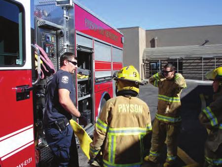 Regional Live Fire Training Drills Hosted Fire Operations I & II AZ State Certification Program;