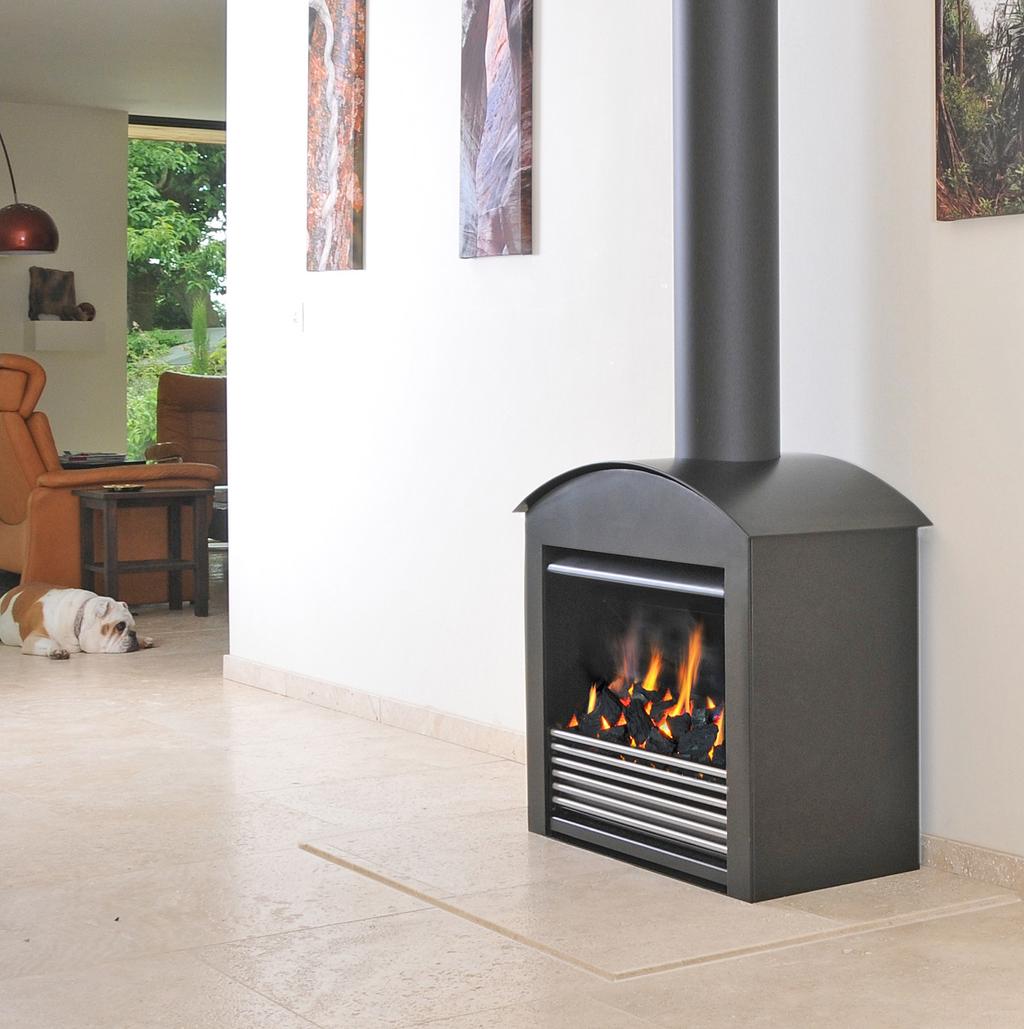 mini classic wide freestanding open stove Tortoise model 3 freestander with multi-fuel grid For open fire lovers, here is the perfect alternative to a woodburning