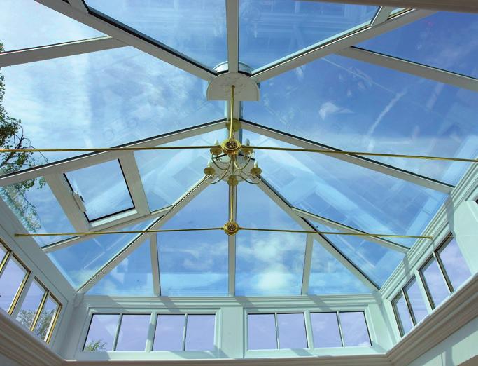 Conservatory & Porch Roof Cleaning (Avoid all solvent-based or abrasive cleaners). Roofing, rafters and PVC-U components fitted to these structures must be cleaned in a similar manner to PVC-U frames.