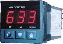 1 relay output, double-throw contacts, 2A/240V. Supply voltage : 90 to 264 V - 50/60 Hz. Weight 0,2 kg.