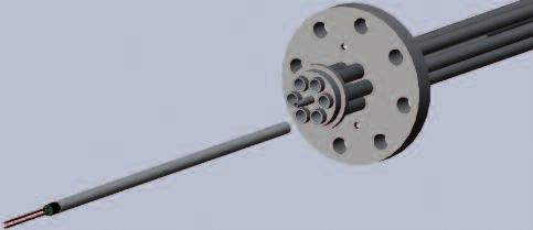 135 mm B = 60 mm A -2% +0 with mini -10mm B = Offset - NH = Non heating length Ø Flange Pocket for temperature sensor
