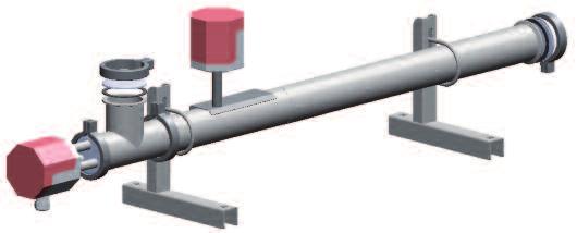 ..) FLANGE IMMERSION HEATERS With pins With monotubes Clamp solid end cap Without retentionne zone Junction box in stainless steel 304 Stainless steel 304 junction box B NH B = Offset- NH = Non