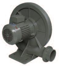 Maximum output air temperature for generators : 250 C Suction fans are designed to operate in open or closed circuit with an air inlet temperature of 160 C max Accessories : : 10748-02 Adapters to