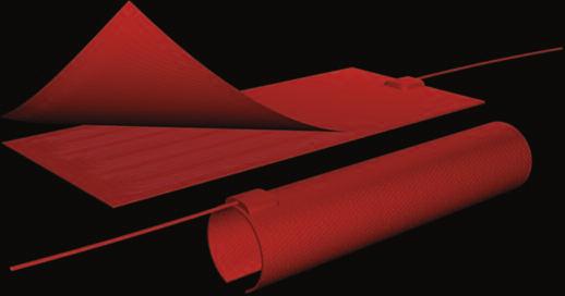 l l SILICONE HEATING PANELS APPLICATIONS Heating and maintaining temperature of flat, cylindrical or conical components.