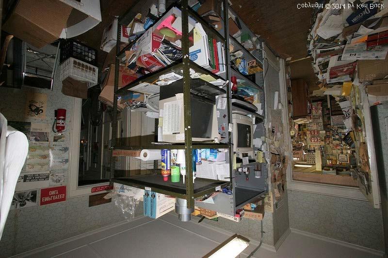 View of the back room (former first floor bedroom) at the store in April 2006,