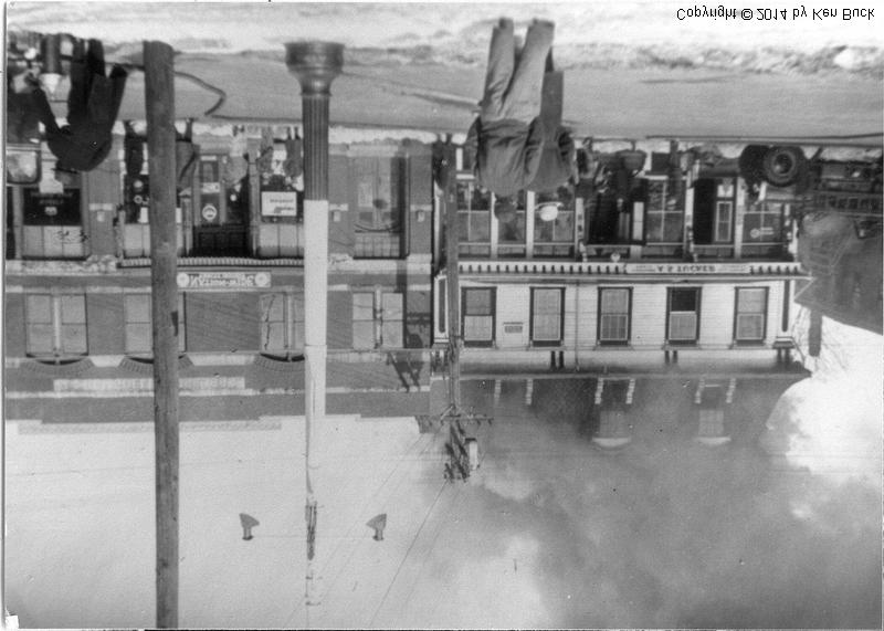 Fire at Arthur Tucker's hardware store on February 10, 1942 (a bad luck day, the same date that he died, 3 years later).