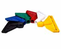 White Blue Black Red Yellow FAN MOP HOLDER PLASTIC CLIP Suitable handles 22mm or