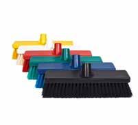 Hard or soft bristle Good for general sweeping in all areas.