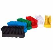 Safety First SCRUB BRUSH 175mm Soft and Hard Bristle HACCP compliant They work well when cleaning cutting boards and work surfaces.