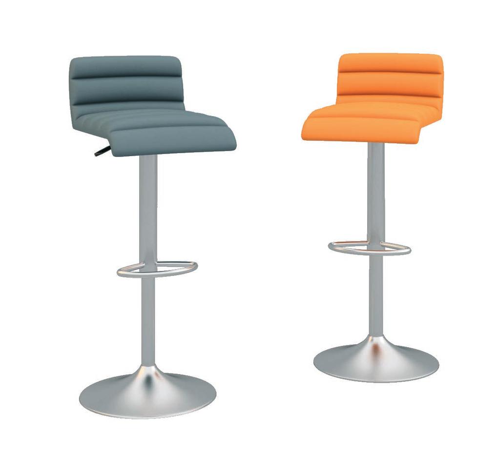 138 139 Bar stool Dimensions: W840/900 x D380 x H415 mm Upholstery: