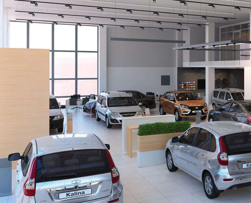Example of visualization of showroom
