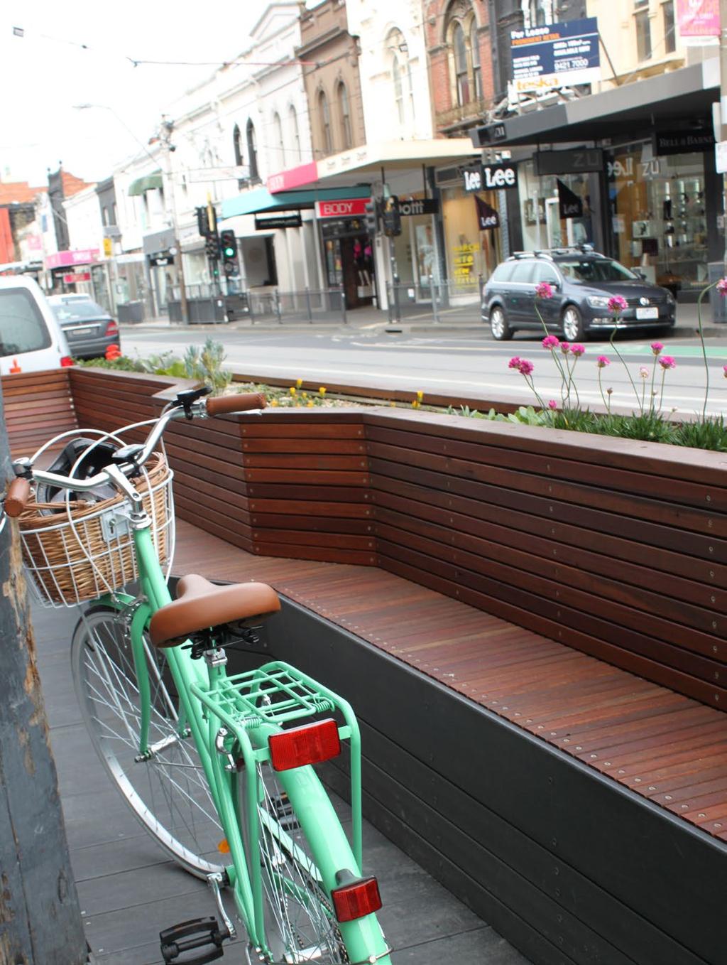 8.3.2 Street furniture (tram and bus shelters and street furniture) Street infrastructure should: Not obscure significant places or views to significant places.