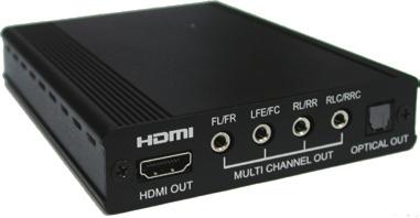 1 or 2 channels and Bitstream (Dolby TrueHD, Dolby Digital Plus and DTS-HD
