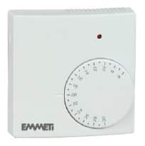 limitation of the setting range, as well as thermal feedback to improve accuracy FH-WP is a tamper proof model of the FH-WS for use in public environments i.e. schools Emmeti Electronic Dial Operated Electronic dial operated thermostat with changeover contacts.