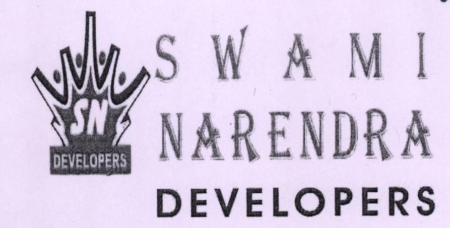 1853646 24/08/2009 SWAMI NARENDRA DEVELOPERS Amit Ashok Dangat Poornima Amol Dangat trading as SWAMI NARENDRA DEVELOPERS Sr. No.79/1, Near Agarwal Godawn, NDA Road, Shivane, Pune-411 023.