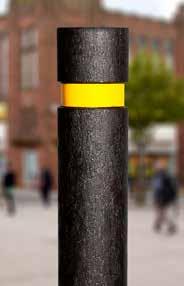 Unless otherwise stated, Plaswood Bollards require a minimum below ground depth of 450mm to 500mm and 400mm square.