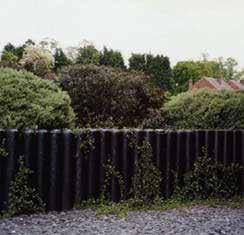 Plaswood Close Board Fencing is used to form a solid screen, similar to picket / pale fencing.