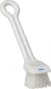 Soft 0 2 Item Number: 467 Ergonomic hand brush with split fibres. Suitable for cleaning tables and equipment.