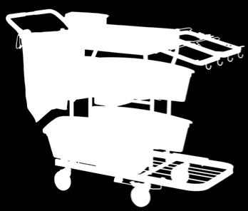 Item Number: 8039 This compact trolley incorporates pre-prepared mopping, damp wiping and storage  The compact dimensions