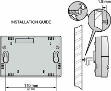 See Fig. 3. Put the cover back. See Fig. 6. Fig. 3. Mount the thermostat.