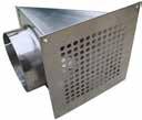Metal Eave Vent with Screen - Fresh Air Intake Aluminum construction Intakes do not have flappers, meeting IBC.