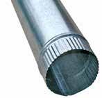 V030 V010 Rigid Aluminum Pipe Lightest weight Rigid Pipe Diameter Length Part # Qty Package UPC 3" 2' 110640 25 bulk 5' 110641