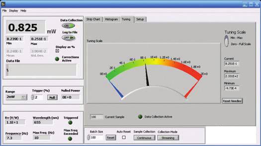 Input Yes Yes LabView Software Application No Yes Product Number 201495 201497 Specifications are subject to change without notice SCREEN SHOTS OF THE