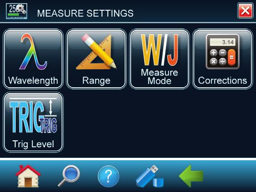 THZ DETECTORS OPTICAL DETECTORS POWER DETECTORS ENERGY DETECTORS MAESTRO HOME Get access to all the functions of your Maestro with this unique HOME menu.